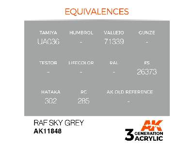 Ak 11848 Raf Sky Grey - zdjęcie 3