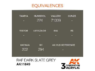 Ak 11849 Raf Dark Slate Grey - zdjęcie 3