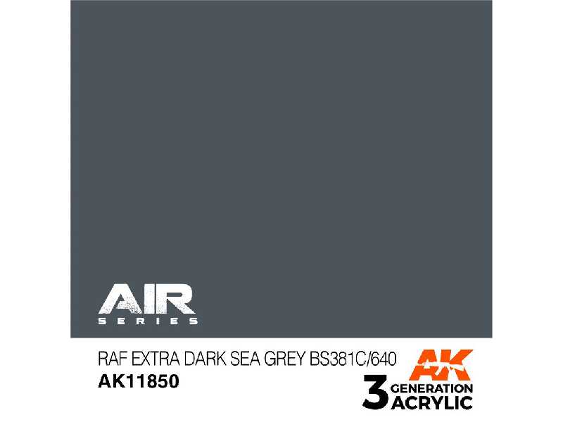 Ak 11850 Raf Extra Dark Sea Grey Bs381c/640 - zdjęcie 1 Ak 11850 Raf Extra Dark Sea Grey Bs381c/640 - zdjęcie 1