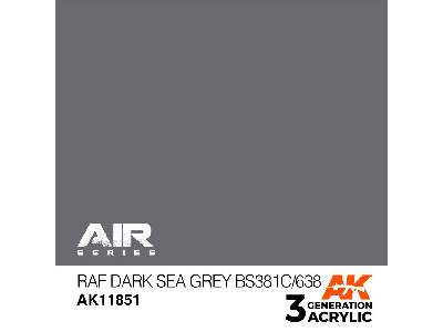 Ak 11851 Raf Dark Sea Grey Bs381c/638 - zdjęcie 1