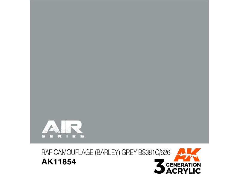 Ak 11854 Raf Camouflage (Barley) Grey Bs381c/626 - zdjęcie 1 Ak 11854 Raf Camouflage (Barley) Grey Bs381c/626 - zdjęcie 1
