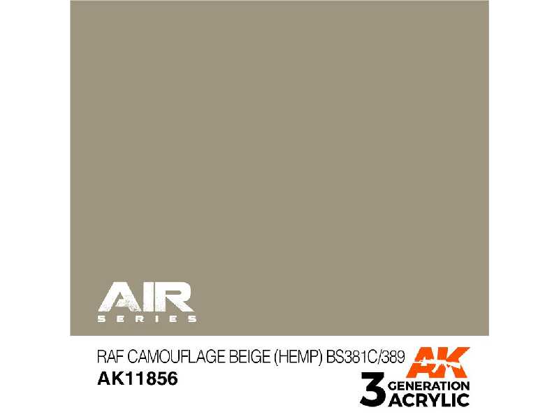 Ak 11856 Raf Camouflage Beige (Hemp) Bs381c/389 - zdjęcie 1 Ak 11856 Raf Camouflage Beige (Hemp) Bs381c/389 - zdjęcie 1