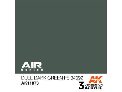 Ak 11873 Dull Dark Green Fs 34092 - zdjęcie 1