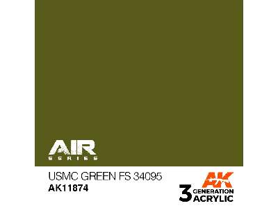 Ak 11874 Usmc Green Fs 34095 - zdjęcie 1