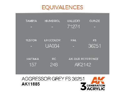 Ak 11885 Aggressor Grey Fs 36251 - zdjęcie 3