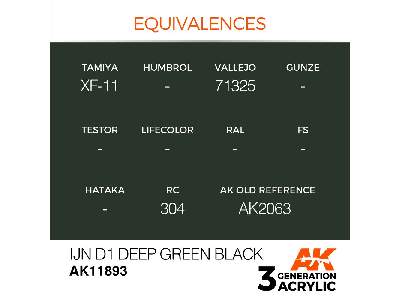 Ak 11893 Ijn D1 Deep Green Black - zdjęcie 3