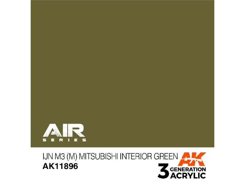 Ak 11896 Ijn M3 (M) Mitsubishi Interior Green - zdjęcie 1