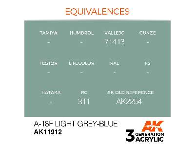 Ak 11912 A-18f Light Grey-blue - zdjęcie 3