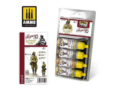 A.Mig 7040 Japanese Infantry Wwii Figures Set - zdjęcie 1