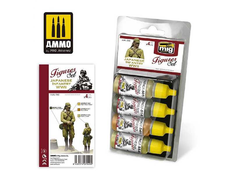 A.Mig 7040 Japanese Infantry Wwii Figures Set - zdjęcie 1 A.Mig 7040 Japanese Infantry Wwii Figures Set - zdjęcie 1