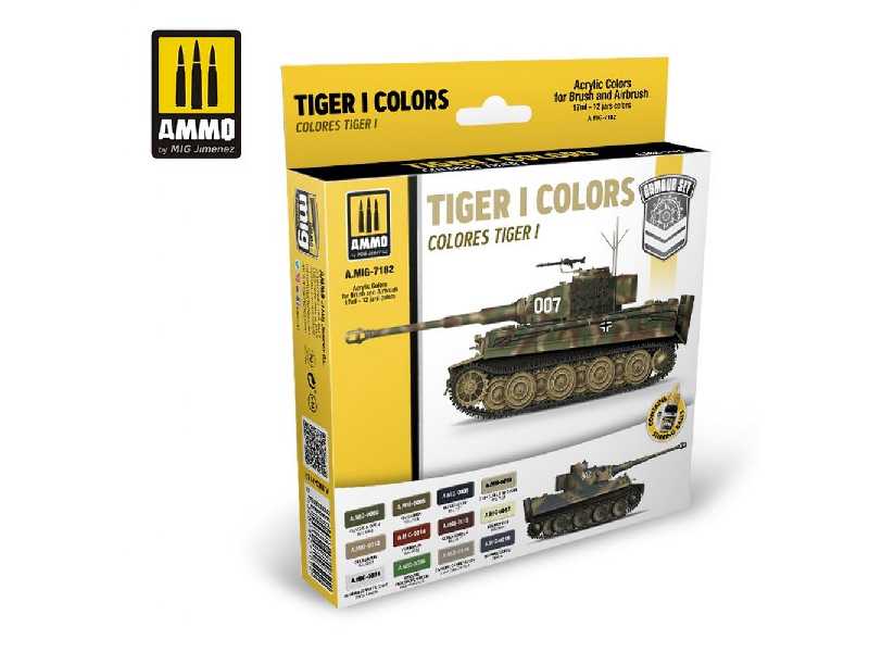 A.Mig 7182 Tiger I Colors Set - zdjęcie 1 A.Mig 7182 Tiger I Colors Set - zdjęcie 1