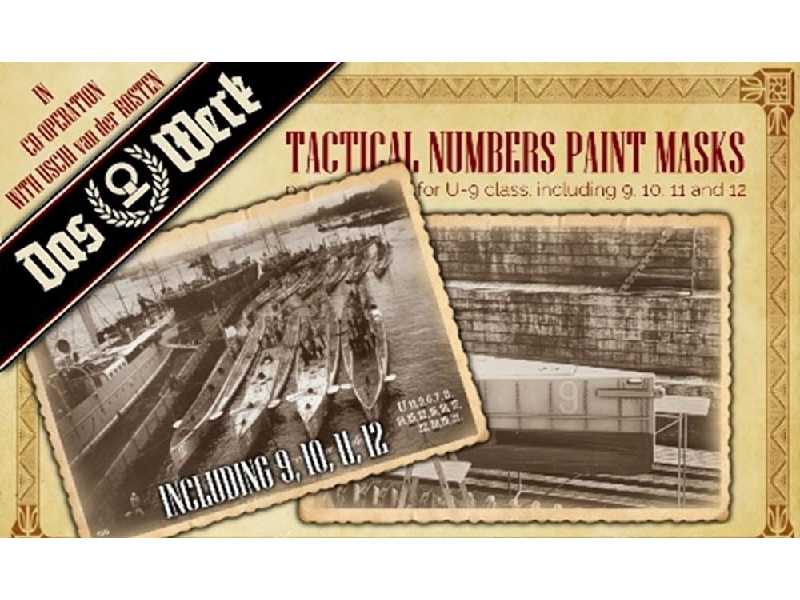 Tactical Numbers Paint Masks - zdjęcie 1 Tactical Numbers Paint Masks - zdjęcie 1