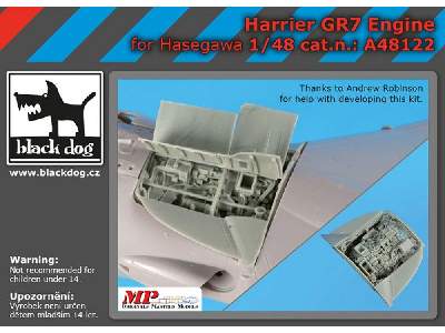 Harrier Gr7 Engine For Hasegawa - zdjęcie 1
