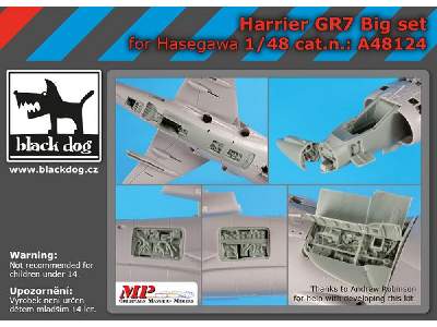 Harrier Gr7 Big Set For Hasegawa - zdjęcie 1