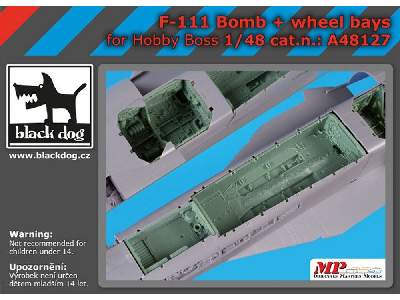 F-111 Bomb + Wheel Bays For Hobby Boss - zdjęcie 1