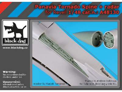 Panavia Tornado Spine + Radar For Revell - zdjęcie 1