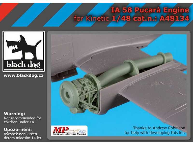 Ia 58 Pucará Engine For Kinetic - zdjęcie 1 Ia 58 Pucará Engine For Kinetic - zdjęcie 1