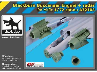 Blackburn Buccaneer Engine + Radar For Airfix - zdjęcie 1