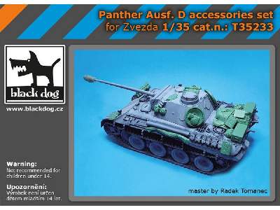 Panther Ausf. D Accessories Set For Zvezda - zdjęcie 1