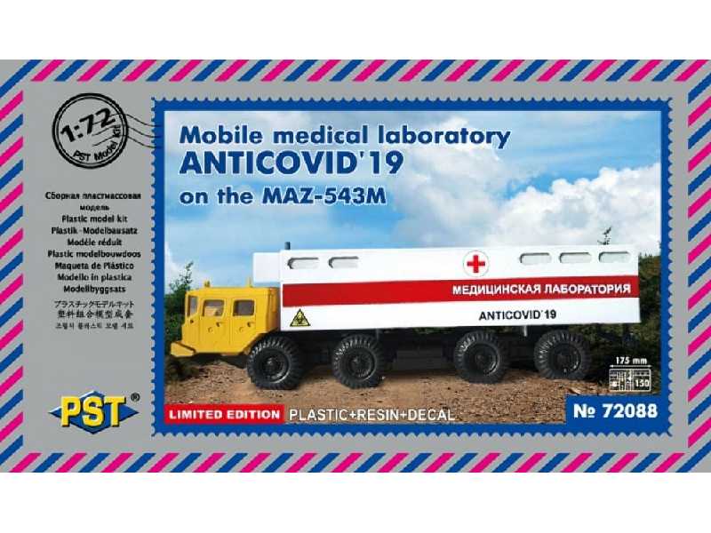 Mobilne laboratorium antykovidowe - MAZ-543M - zdjęcie 1 Mobilne laboratorium antykovidowe - MAZ-543M - zdjęcie 1