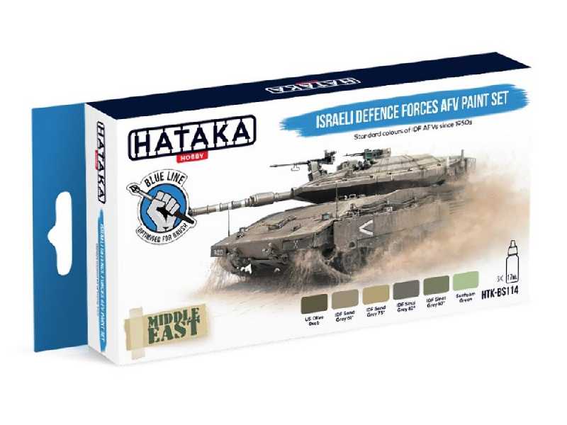 Htk-bs114 Israeli Defence Forces Afv Paint Set - zdjęcie 1 Htk-bs114 Israeli Defence Forces Afv Paint Set - zdjęcie 1