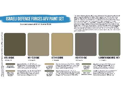 Htk-bs114 Israeli Defence Forces Afv Paint Set - zdjęcie 3