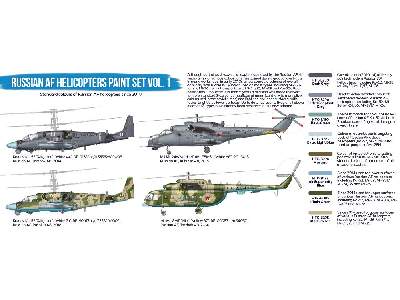 Htk-bs86 Russian Af Helicopters Vol.1 Paint Set - zdjęcie 2