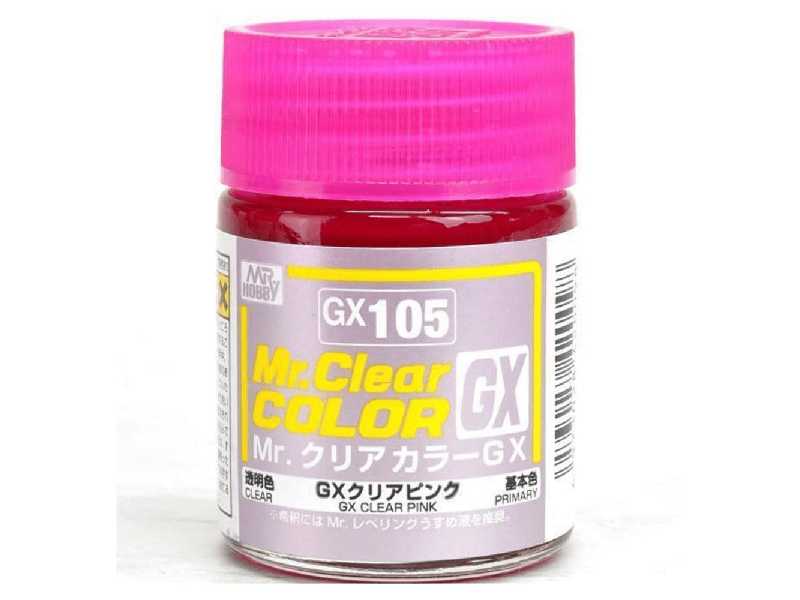 Gx105 Clear Pink - zdjęcie 1 Gx105 Clear Pink - zdjęcie 1