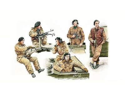 Figurki British / Commonwealth AFV Crew set - zdjęcie 1