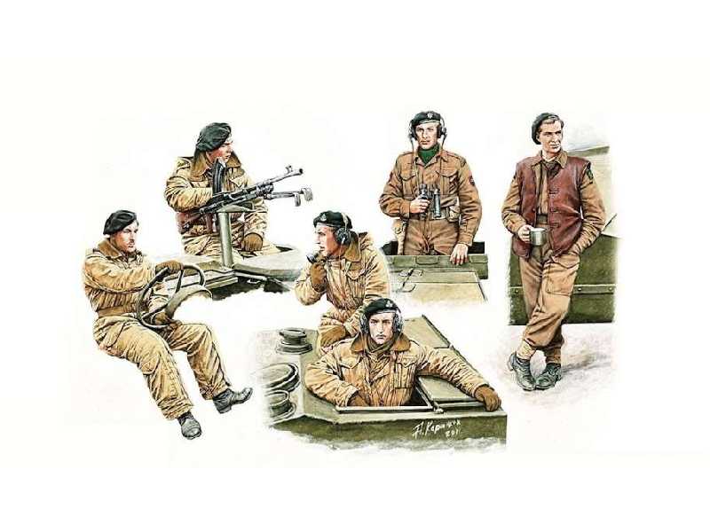 Figurki British / Commonwealth AFV Crew set - zdjęcie 1