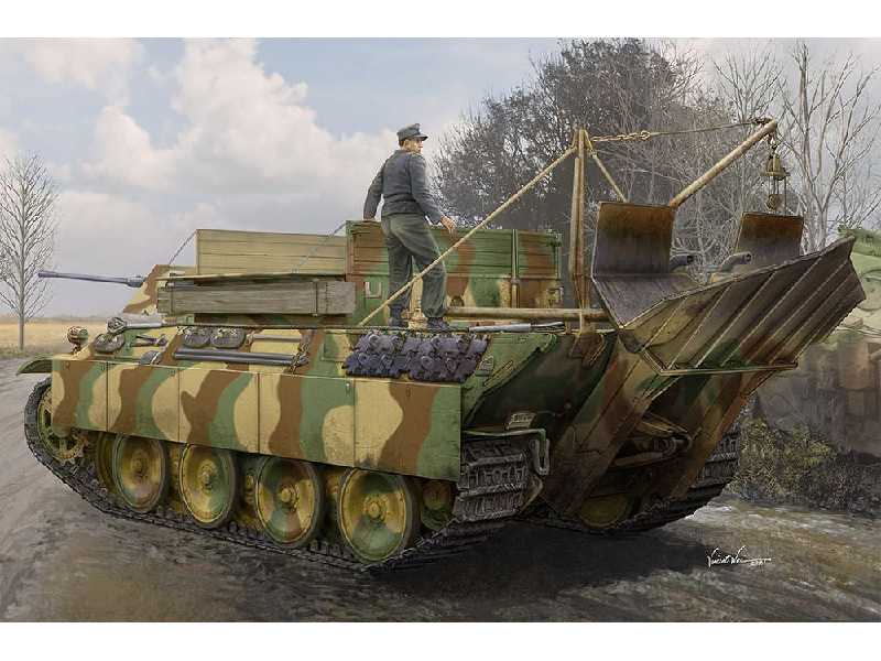 Sd.Kfz.179 Bergepanther Ausf.G niemiecki czołg ewakuacyjny - zdjęcie 1 Sd.Kfz.179 Bergepanther Ausf.G niemiecki czołg ewakuacyjny - zdjęcie 1