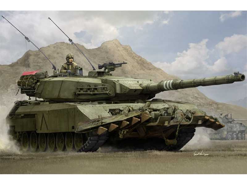 Leopard C2 Mexas z trałem przeciwminowym czołg kanadyjski - zdjęcie 1