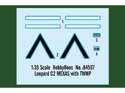 Leopard C2 Mexas z trałem przeciwminowym czołg kanadyjski - zdjęcie 3