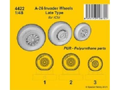 A-26 Invader Wheels Late Type Icm - zdjęcie 1