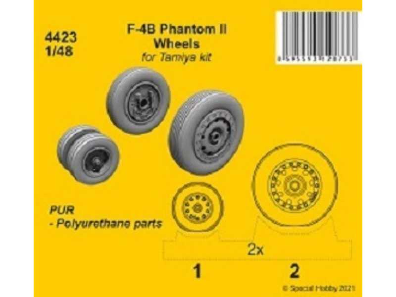 F-4b Phantom Ii Wheels Tamiya - zdjęcie 1 F-4b Phantom Ii Wheels Tamiya - zdjęcie 1