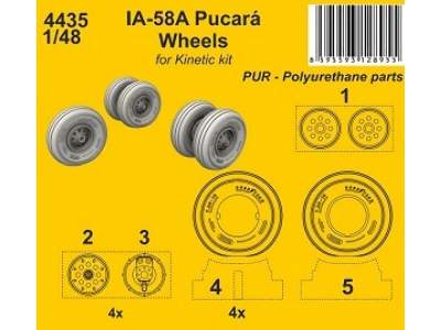 Ia-58a Pucará Wheels (For Kinetic Kit) - zdjęcie 1
