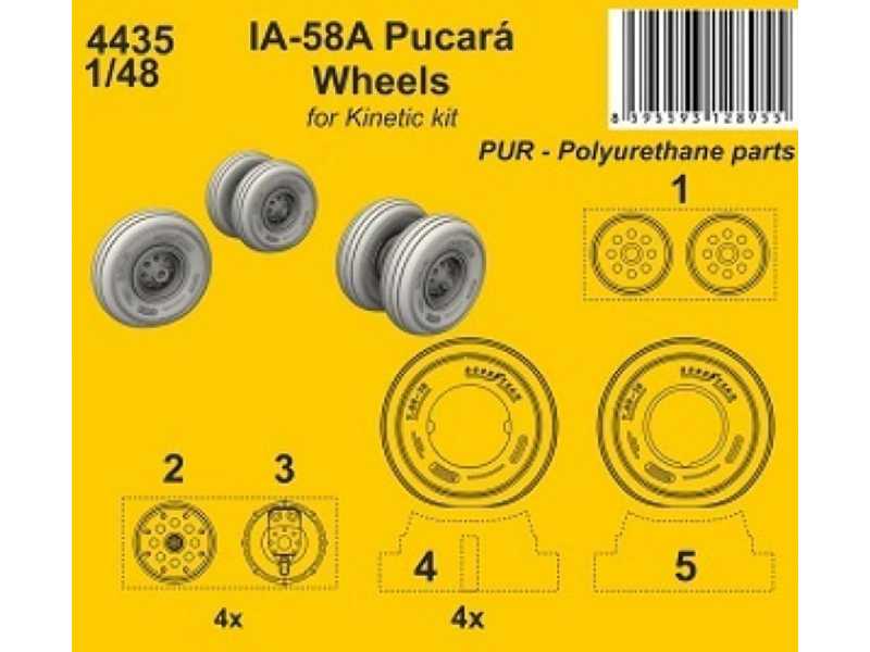 Ia-58a Pucará Wheels (For Kinetic Kit) - zdjęcie 1 Ia-58a Pucará Wheels (For Kinetic Kit) - zdjęcie 1
