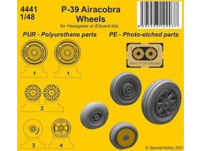 P-39 Airacobra Wheels (For Hasegawa Or Eduard Kits) - zdjęcie 1