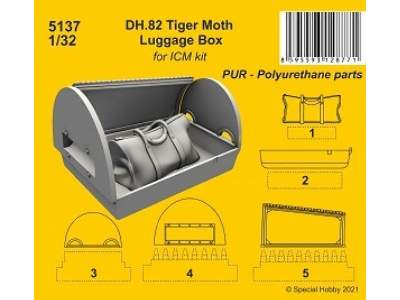 Dh.82 Tiger Moth Luggage Box (For Icm Kit) - zdjęcie 1