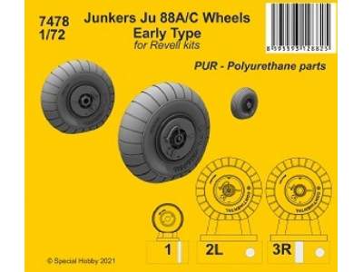 Junkers Ju 88a/C Wheels Early Type (For Revell Kit) - zdjęcie 1