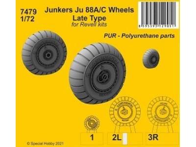 Junkers Ju 88a/C Wheels Late Type (For Revell Kits) - zdjęcie 1
