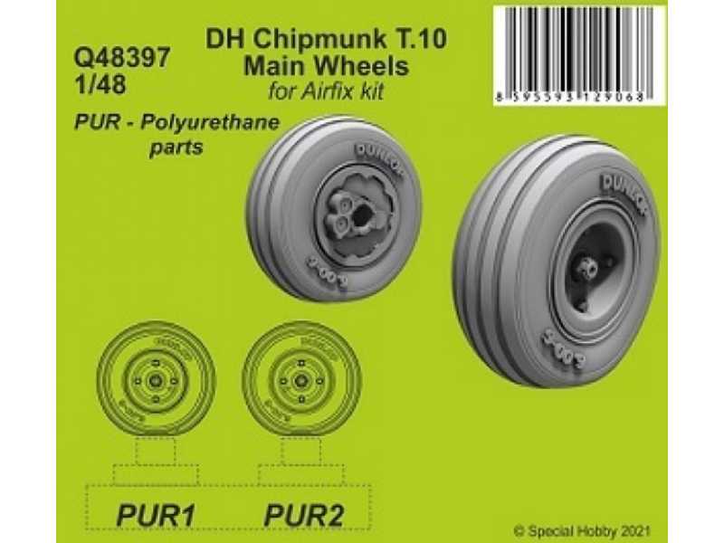 Dh Chipmunk T.10 Main Wheels (For Airfix Kit) - zdjęcie 1 Dh Chipmunk T.10 Main Wheels (For Airfix Kit) - zdjęcie 1