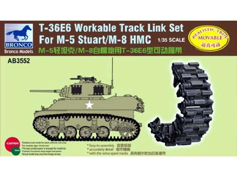 Gąsienice T-36E6 do czołgu M-5 Stuart/M-8 HMC - zdjęcie 1 Gąsienice T-36E6 do czołgu M-5 Stuart/M-8 HMC - zdjęcie 1