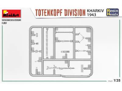 Dywizja Totenkopf - Charków 1943 - żywiczne głowy - zdjęcie 5