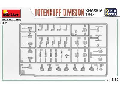 Dywizja Totenkopf - Charków 1943 - żywiczne głowy - zdjęcie 6