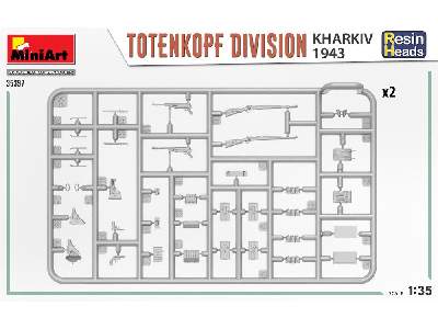 Dywizja Totenkopf - Charków 1943 - żywiczne głowy - zdjęcie 7