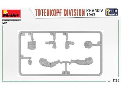 Dywizja Totenkopf - Charków 1943 - żywiczne głowy - zdjęcie 8