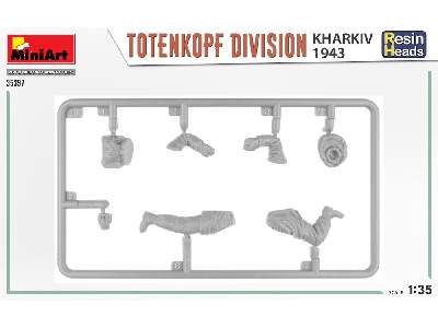 Dywizja Totenkopf - Charków 1943 - żywiczne głowy - zdjęcie 9