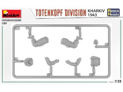 Dywizja Totenkopf - Charków 1943 - żywiczne głowy - zdjęcie 10