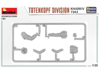 Dywizja Totenkopf - Charków 1943 - żywiczne głowy - zdjęcie 12